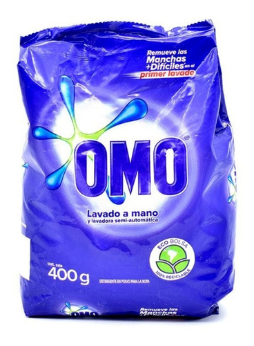 Detergente Omo Lavado A Mano De 400gr