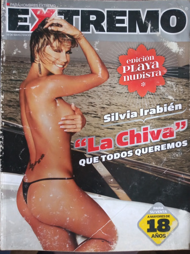 Silvia Irabien  La Chiva  En Revista H Para Hombres Extremo 