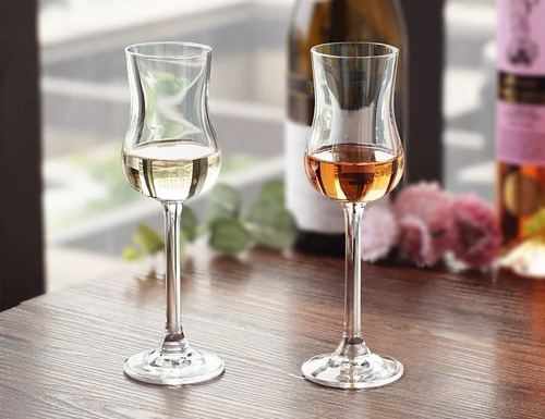 Imagen 2 de 7 de Copas Grappa O Licor Bohemia Cristal 85ml Set X 6