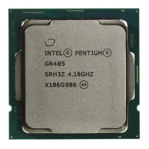 Imagen 1 de 2 de Procesador Intel Pentium Gold G6405 BX80701G6405 de 2 núcleos y  4.1GHz de frecuencia con gráfica integrada
