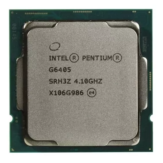 Procesador Intel Pentium Gold G6405 BX80701G6405 de 2 núcleos y 4.1GHz de frecuencia con gráfica integrada