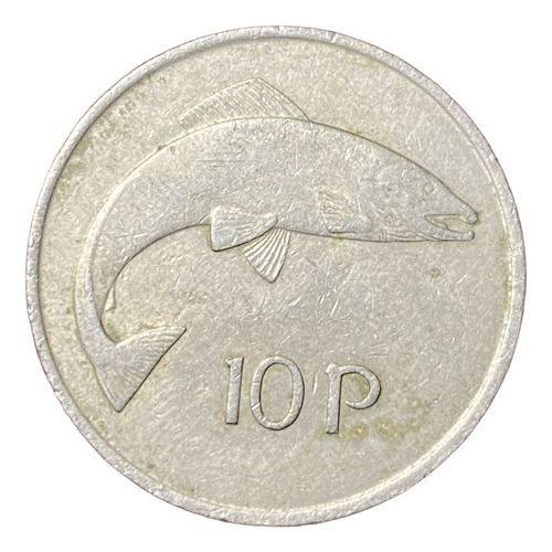 Moneda 10 Peniques Irlanda 1969 Km 23 (Usado)