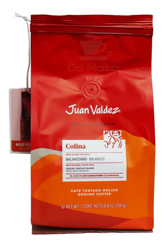 Café Moído Juan Valdez Colina - Pêssego E Chocolate 