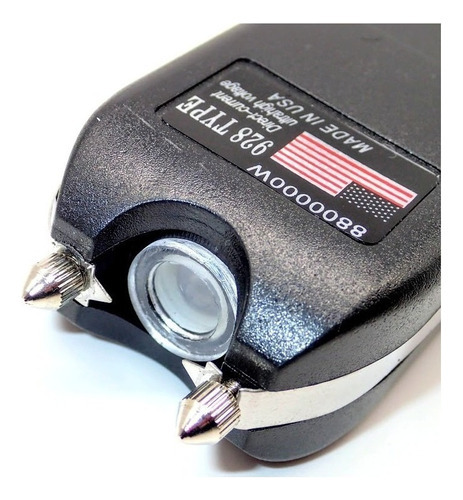 Linterna Taser, defensa personal, color de la linterna: negro, color de la luz: blanco