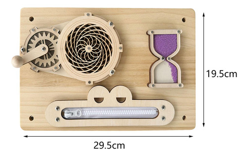 Tablero Ocupado Para Niños Pequeños, Tablero Sensorial, D