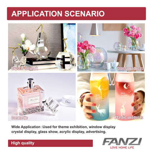 Base De Pantalla Con Luz Led Fanzi Para Cristales, Soporte D