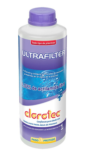 Ultrafilter Atrapa Las Particulas Del Filtro Clorotec