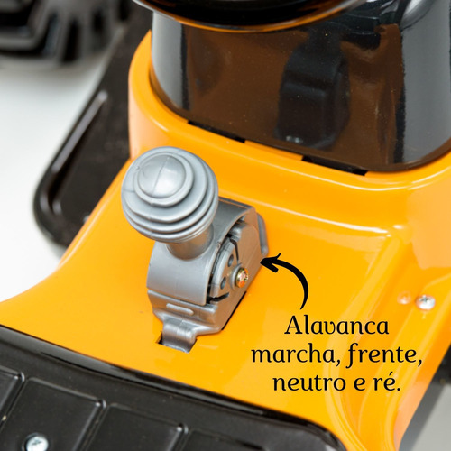 Trator Infantil Elétrico 12v Para Crianças C/ Caçamba Biemme