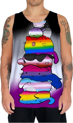 Camiseta Regata Gay Bissexual Lésbica Pan Trans