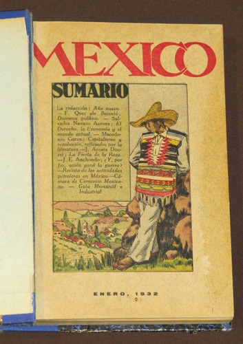 México Revista Mensual Literatura Economía Finanzas 1932 