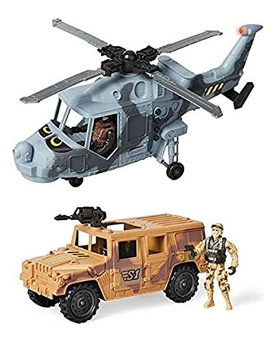 True Heroes Dual Military Set - Helicoptero