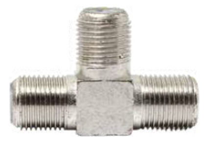 Conector Tee Para Cable Coaxial Paq 50 Pz