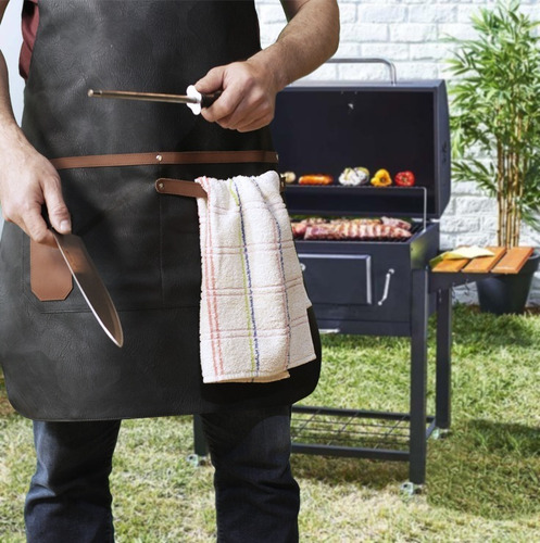 Imagen 4 de 9 de Delantal Cocina Barista Bartender Asador Parrillero Mozo