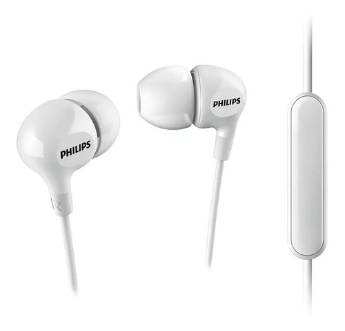 Auriculares In Ear Philips She3555 Manos Libres Color Blanco