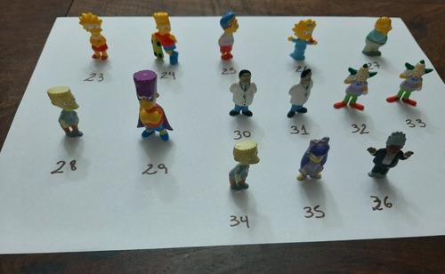 Muñecos Jack- Los Simpsons. Precio Unitario- (Usado)