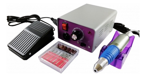 Torno Para Uñas Profesional Dm Pulidor De Uñas Esmeril Profesional Drill Portátil