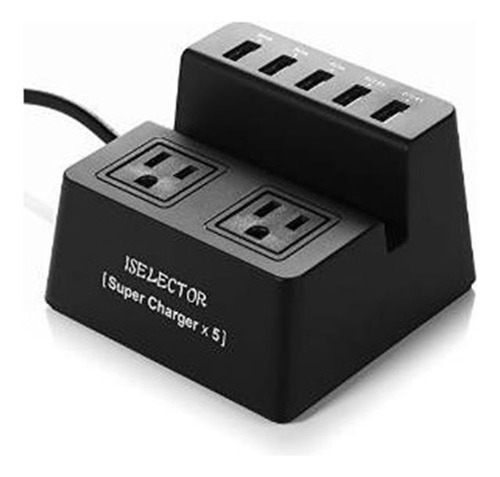 Múltiple 8a Cargador Usb / 5 Puertos Usb De La Mesa Estación