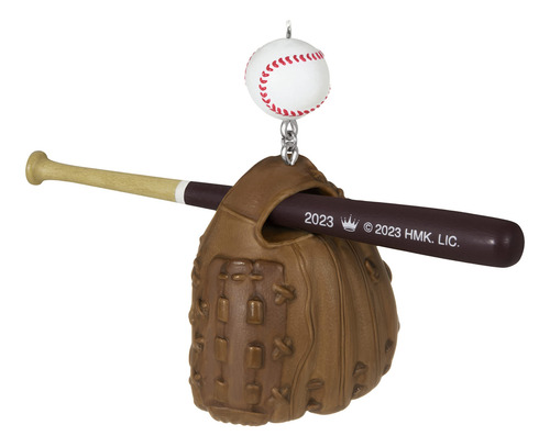 Adorno De Navidad 2023 Estrella De Béisbol Regalo Para Niñ
