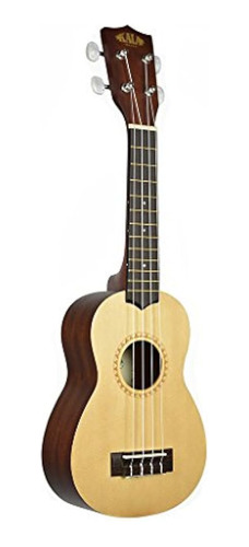 Ukelele Soprano De Caoba Kala Ka-15s-s (tapa De Abeto)