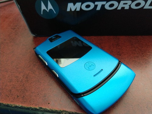 Motorola Rarz V3 Azul Impecable Para Uso Telcel Leer!!.