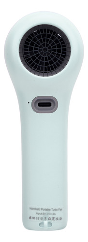 Turboventilador Portátil Usb Tipo C Para Exteriores, 5 Veloc