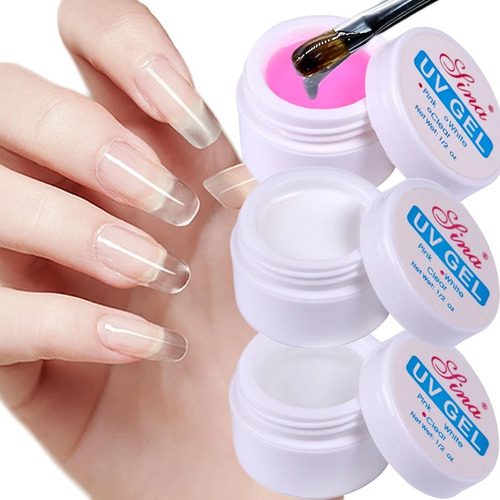 Gel Uv X3 Uñas Esculpidas Gelificadas Jina