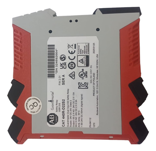 Allen Bradley 440r-d22s2 Relevador De Seguridad