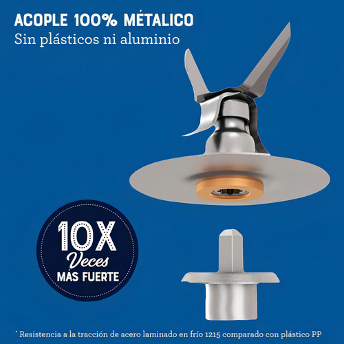Copo de vidro Oster 6 Speed Blender de 1,5 litros, cor vermelha