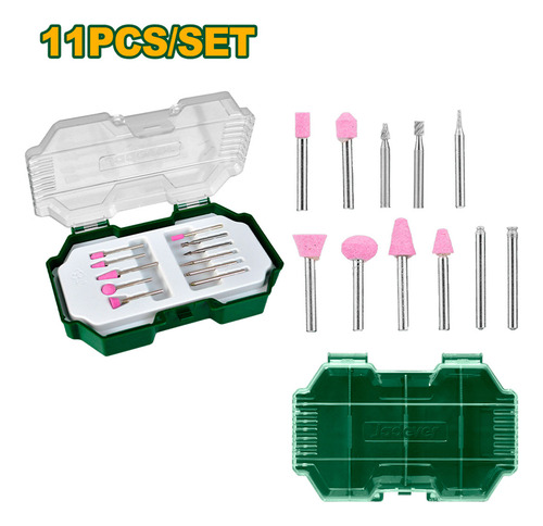 Kit P/ Mini Torno Desbaste, Lijado Jadever 11 Pzas