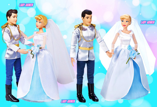 Disney Store Cinderella Charming Wedding Princesa Cenicienta