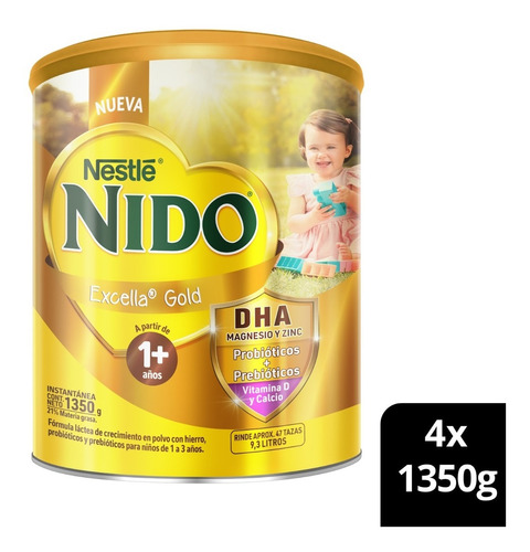 Nido Excella Gold 1+ 1350g Pack X4