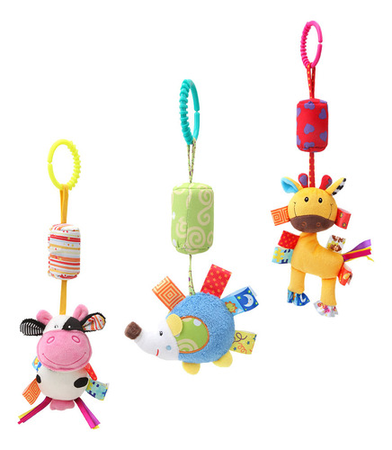 Colgante De Peluche Modelo Stroller, 3 Unidades
