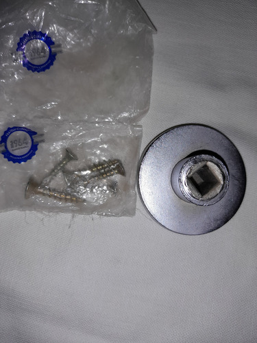 Pomo Juego Llavín De Baño Currao Acerado Plateado (Usado)