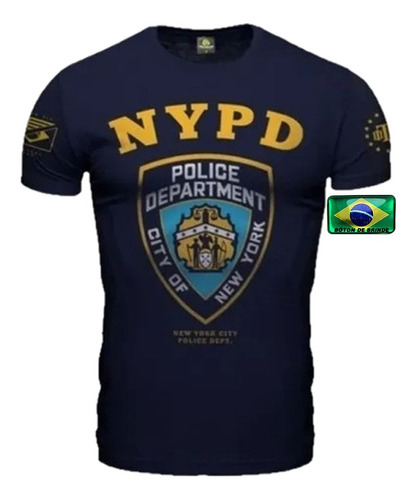 Camiseta Nypd Police New York Tática Policia Origina Nfe