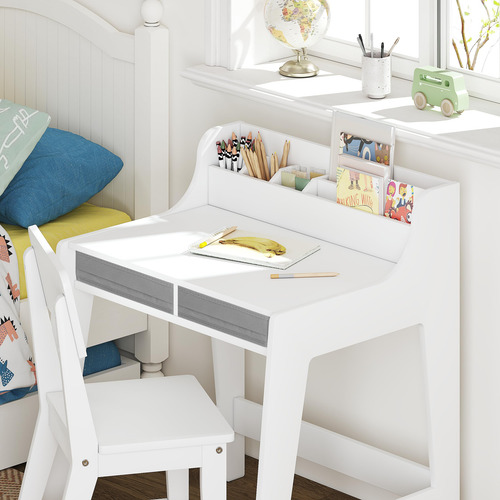 Utex Juego De Escritorio Y Silla Para Niños Escritorio De