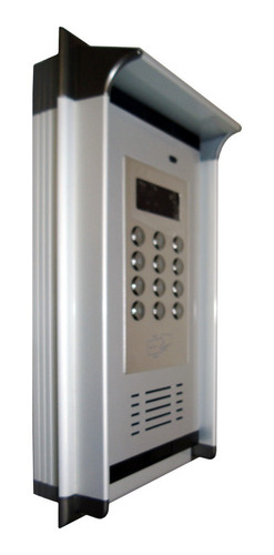 Carcasa De Protección Para Su Portero De Audio Gsm Color Plateado