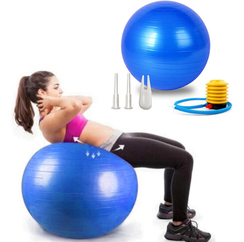 Mat Yoga + Pelota 65cm Pilates Gimnasia + Inflador + Medias