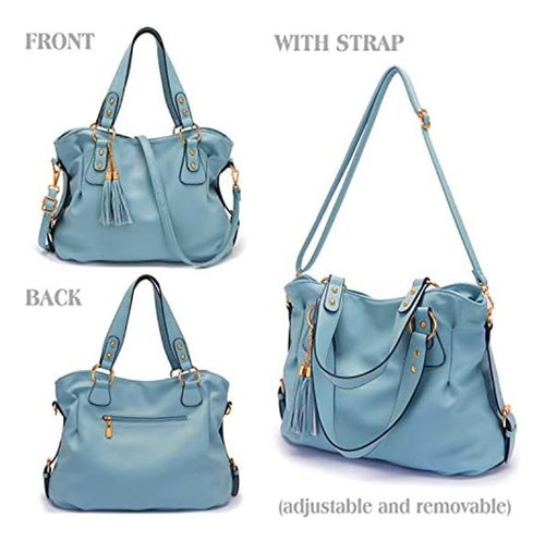 Soperwillton Bolso De Moda Para Mujer Bolso De Hombro Asa Su