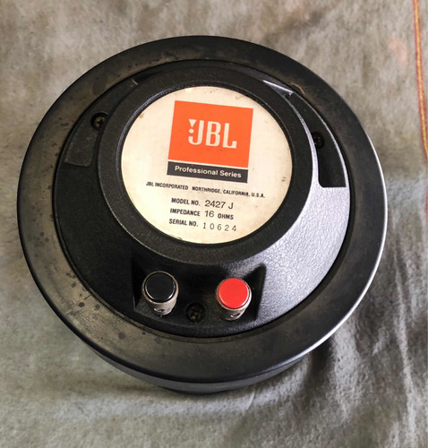 Drivers Jbl 2427j Diafragma Original 16 Ohms (Usado)