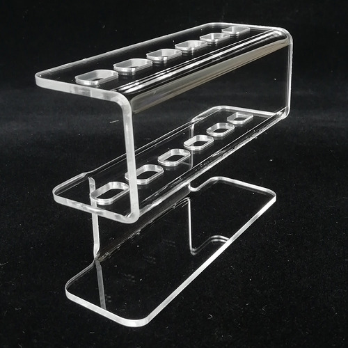 6 Slots Pinças De Cílios Suporte De Armazenamento De Mesa