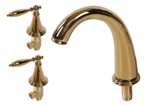 Grifo De Doble Manija, Completamente Dividido, De Cobre, Con