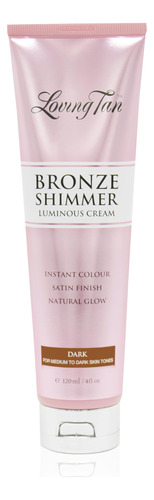 Loving Tan Bronze Shimmer - Crema Luminosa, Oscura, Sin Raya