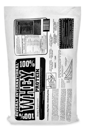 Beverly Proteína Suplemento Whey Hidrolizada Isolate 25 Kg Vainilla