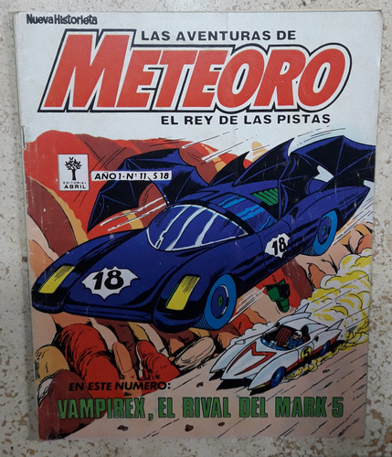 Revista: Las Aventuras De Meteoro Año 1.nro 11.ed Abril 1975 (Usado)