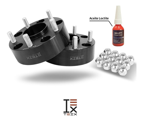 Kit Espaciadores 2in Dodge Ram 1500 2500 5 Birlos 2002-2009