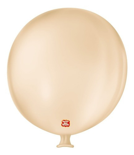 Bexigão Balão Super Gigante Bege 35 Pol 89cm São Roque