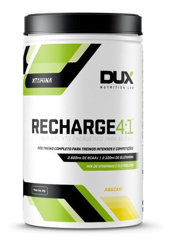 Recharge 4:1 - Pote 1000g Dux Nutrition Sabor Abacaxi