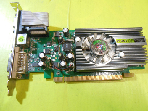 Placa De Video Pci-e Nvidia Geforce 7300 Gs Vga/tv/dvi (Usado)