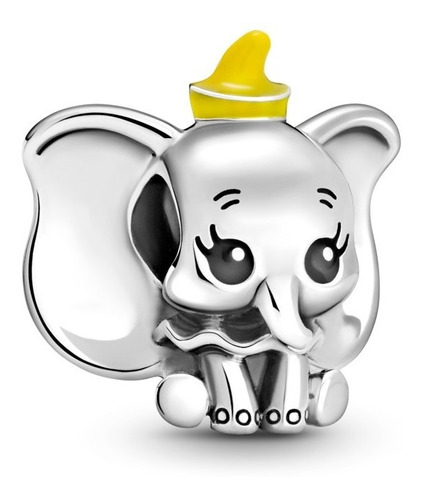 Charm Pandora Dumbo De Disney 100% Plata Ley + ( Estuche )