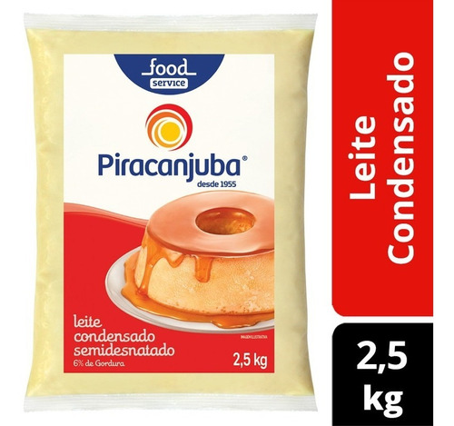 Leite Condensado Piracanjuba Pacote 2,5kg